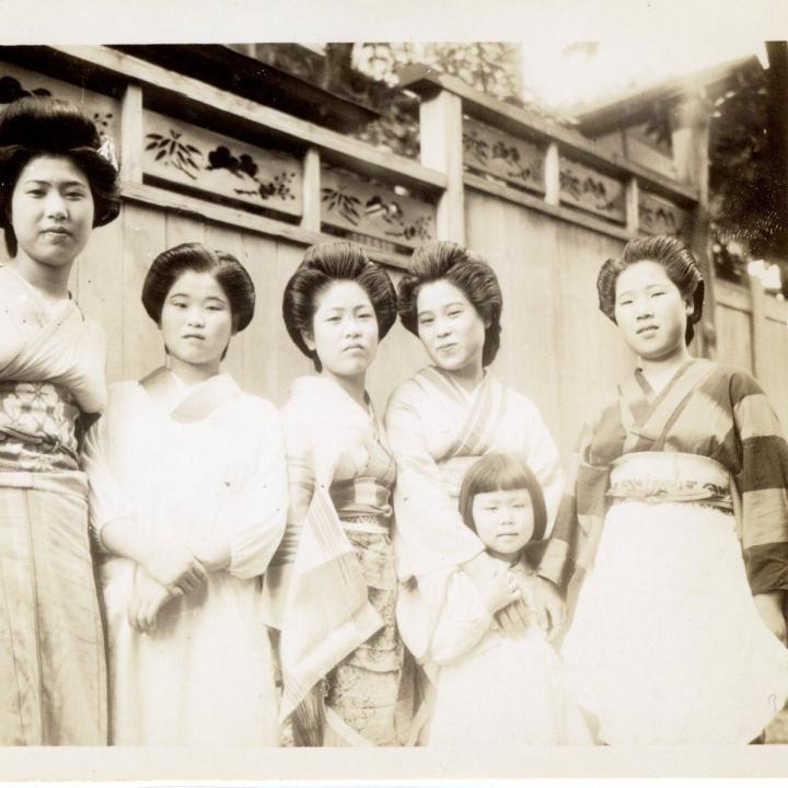 Primary Image of Japanese Women in Traditional Attire