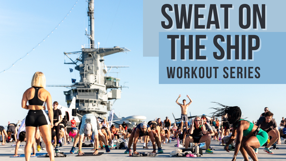 Sweat on the Ship event photo.