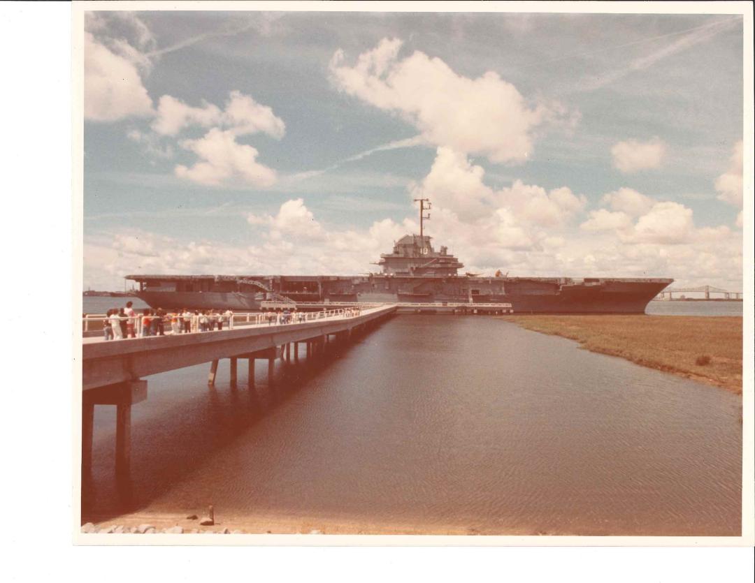 Yorktown Berthed in Charleston